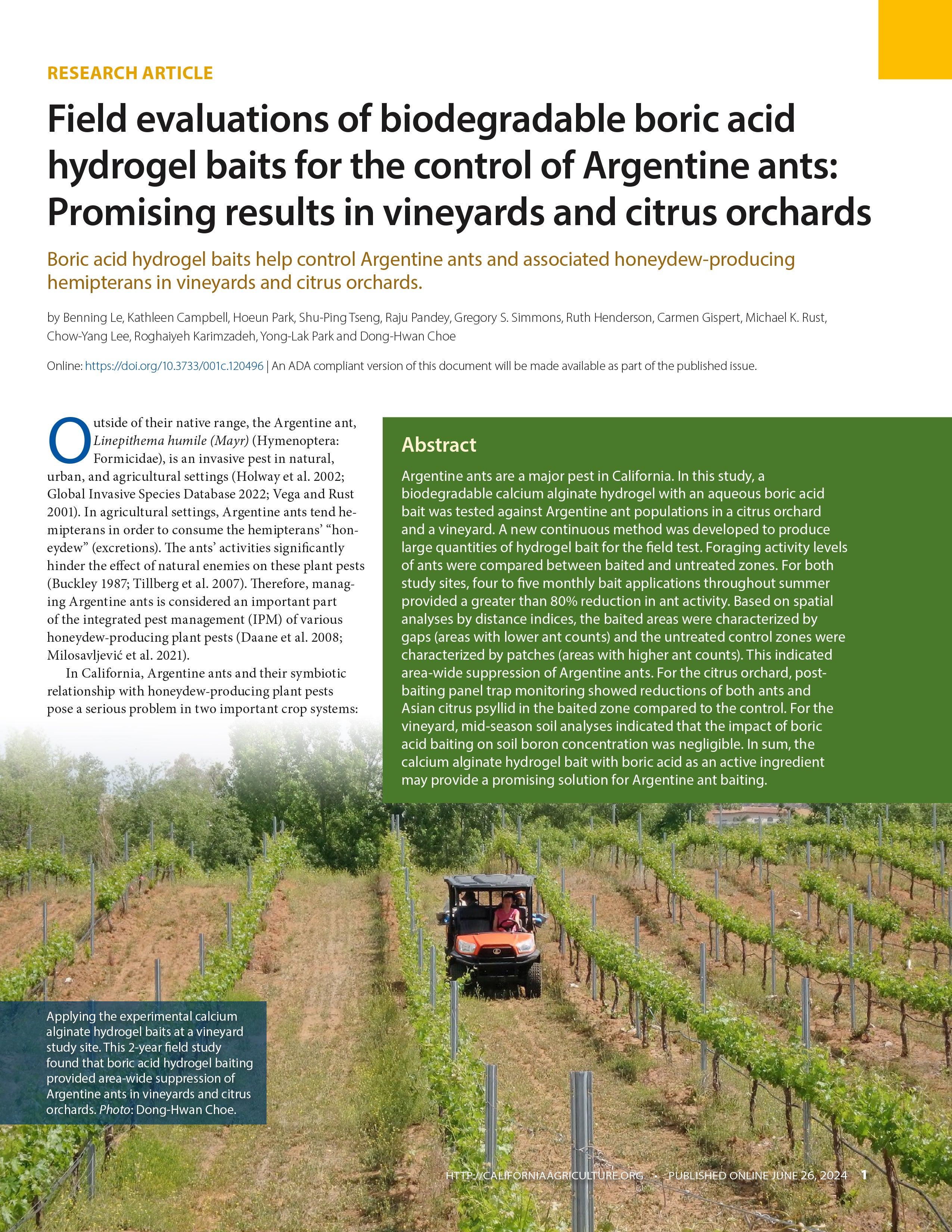 Cal Ag hydrogel bait article page