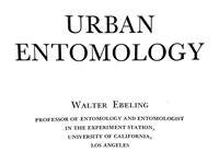 Walter Ebeling Urban Entomology book